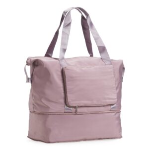 Bolsa Dobrável e Expansível 40 litros. — Rosa