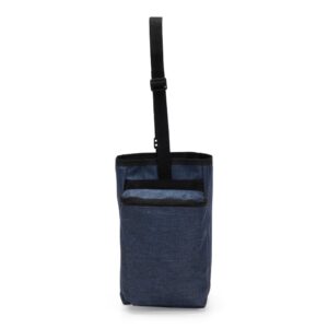 Bolsa Poliéster PVC Mescla. — Azul