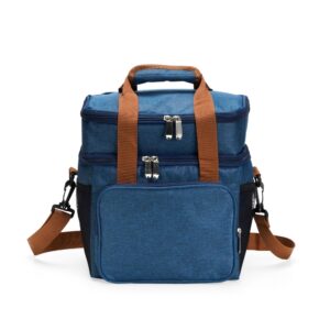 Bolsa Térmica Dupla 15 Litros. — Azul