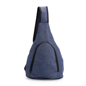 Bolsa Transversal Poliéster 12 Litros. — Azul
