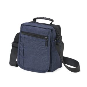 Bolsa de Ombro em Nylon. — Azul