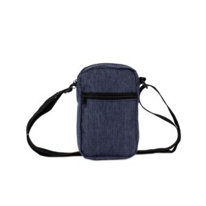 Bolsa de Ombro Poliéster PVC Mescla. — Azul