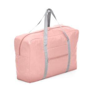 Bolsa de Viagem Dobrável 32 litros. — Rosa