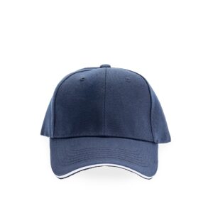 Boné Poliéster Aba Curva. — Azul