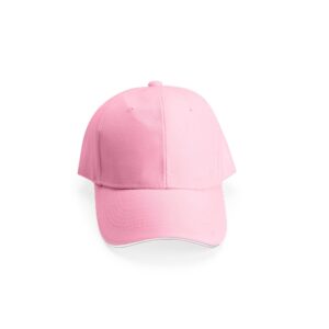 Boné Poliéster Aba Curva. — Rosa
