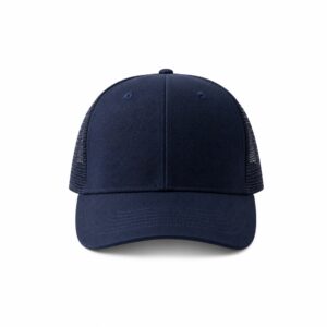 Boné Poliéster Aba Curva com Tela. — Azul