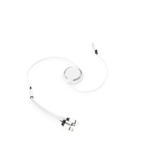 Cabo USB Retrátil 3 em 1.