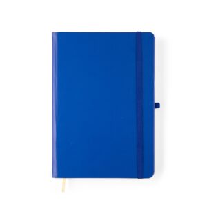 Caderneta Fosca 20 x 14 Com Pauta. — Azul