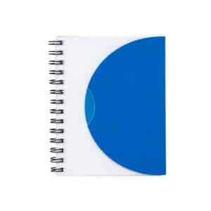 Caderno Plástico. — Azul