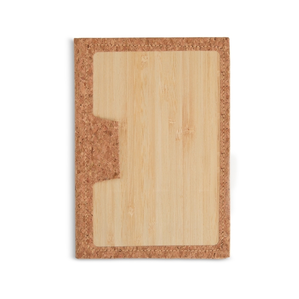 Caderneta em Bambu 21 x 14 com Pauta.