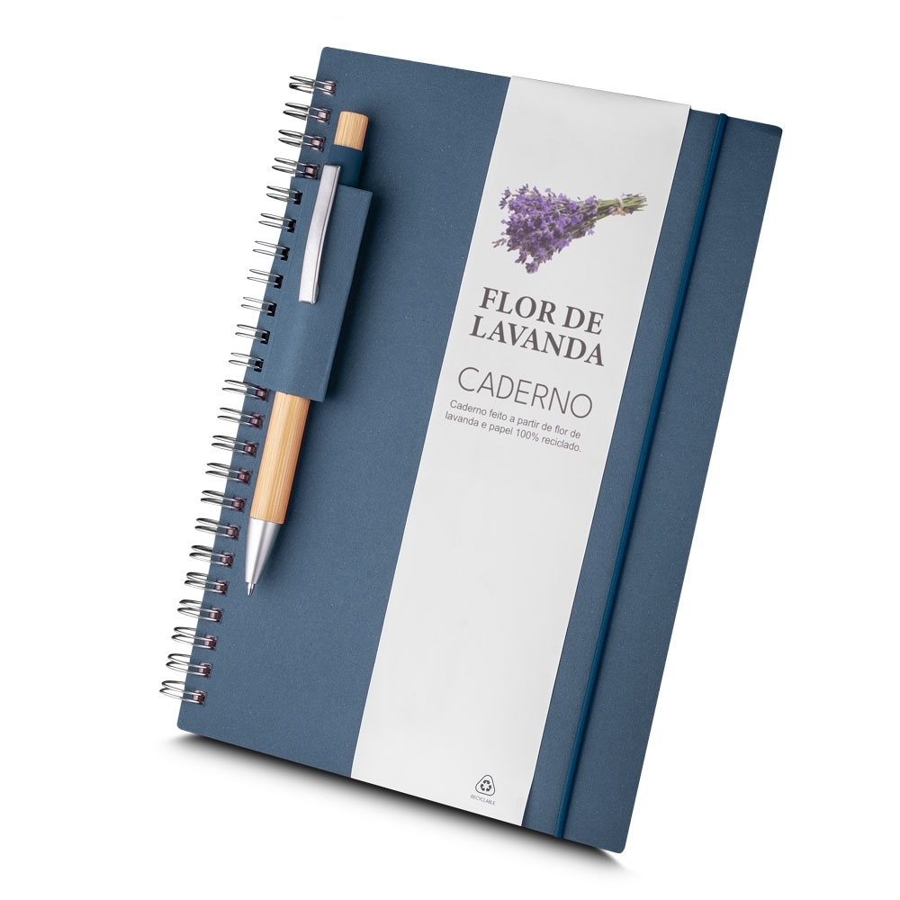 Caderno A5 Papel Reciclado.