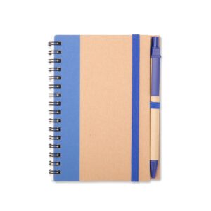 Caderno Ecológico com Caneta.