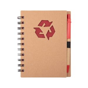 Caderno Ecológico com Caneta.