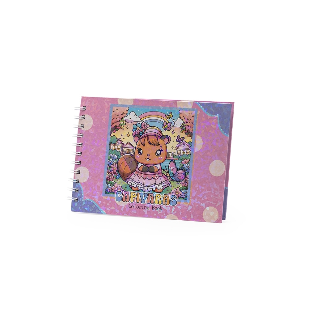 Livro Para Colorir Capivara.