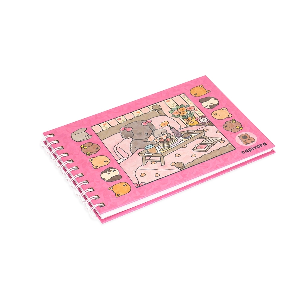 Caderno Para Colorir Desenho Animado.