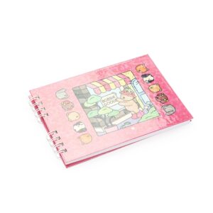 Caderno Para Colorir Desenho Animado. — Rosa