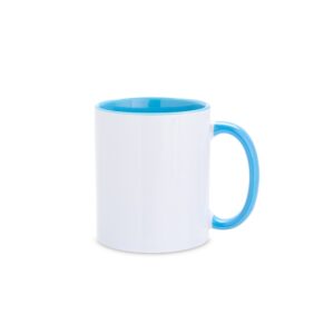 Caneca Cerâmica 330ml. — Azul claro