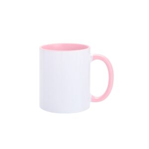 Caneca Cerâmica 330ml. — Rosa