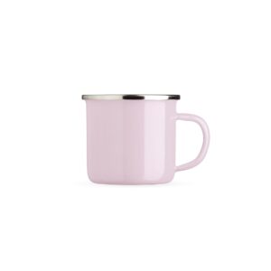 Caneca Inox 370ml. — Rosa