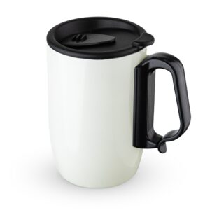 Caneca Inox Parede Dupla 350ml.