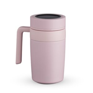 Caneca Térmica Inox 500ml com Display LED. — Rosa