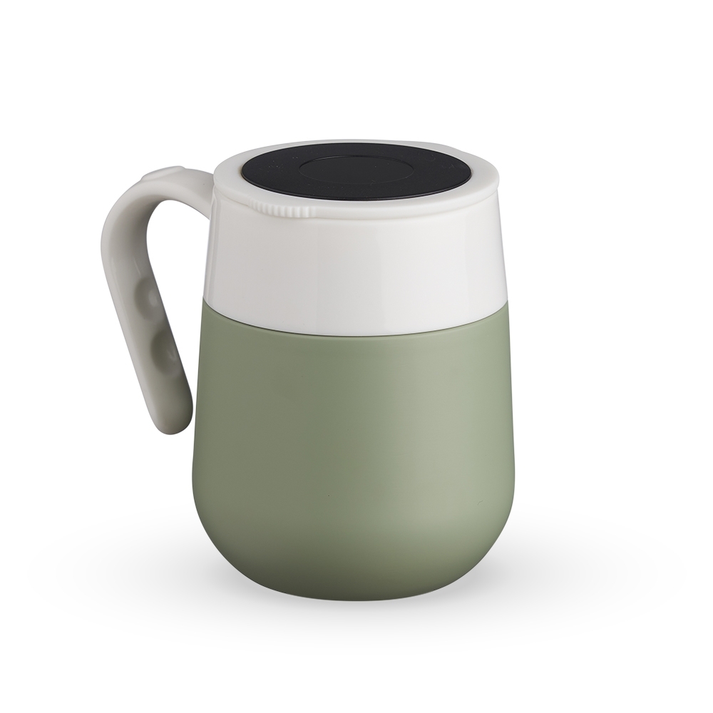 Caneca Térmica Inox 500ml com Display LED.