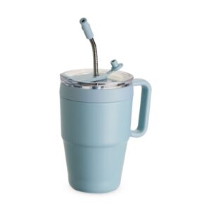 Caneca Térmica 600ml. — Azul claro