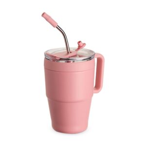 Caneca Térmica 600ml. — Rosa