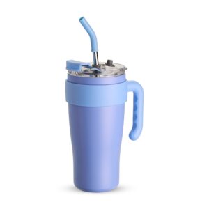 Caneca Térmica Inox 800ml. — Azul claro