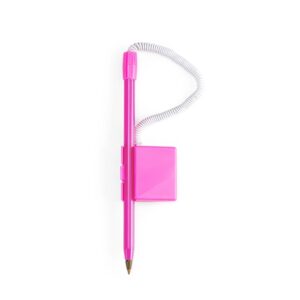 Caneta Balcão Plástica. — Rosa
