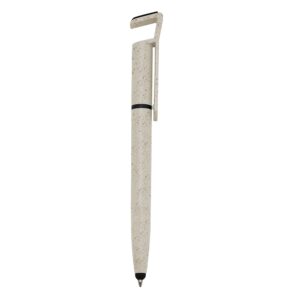 Caneta Fibra de Bambu Touch com Suporte.