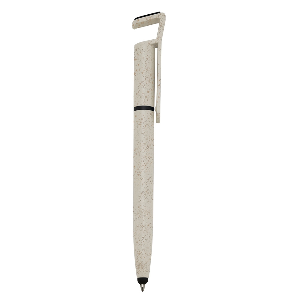 Caneta Fibra de Bambu Touch com Suporte.