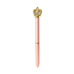 Caneta Metal Coroa. — Rosa