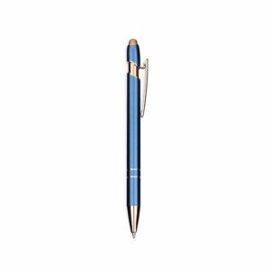 Caneta Metal Touch. — Azul