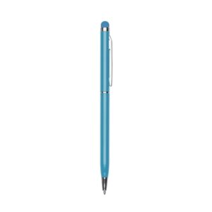Caneta Metal Touch. — Azul claro