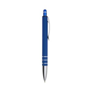 Caneta Metal Touch. — Azul