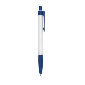 Caneta Plástica. — Azul