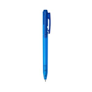 Caneta Plástica. — Azul