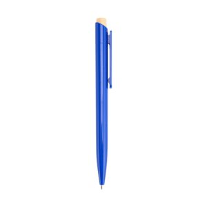 Caneta Plástica. — Azul