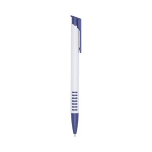 Caneta Plástica. — Azul
