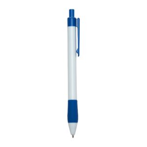 Caneta Plástica. — Azul