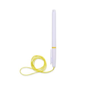 Caneta Plástica Com Cordão.