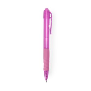 Caneta Plástica. — Rosa