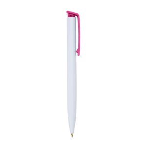 Caneta Plástica. — Rosa
