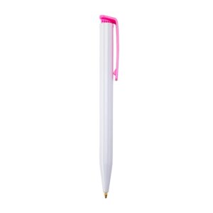 Caneta Plástica. — Rosa