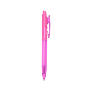 Caneta Plástica. — Rosa