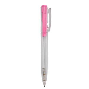 Caneta Plástica — Rosa