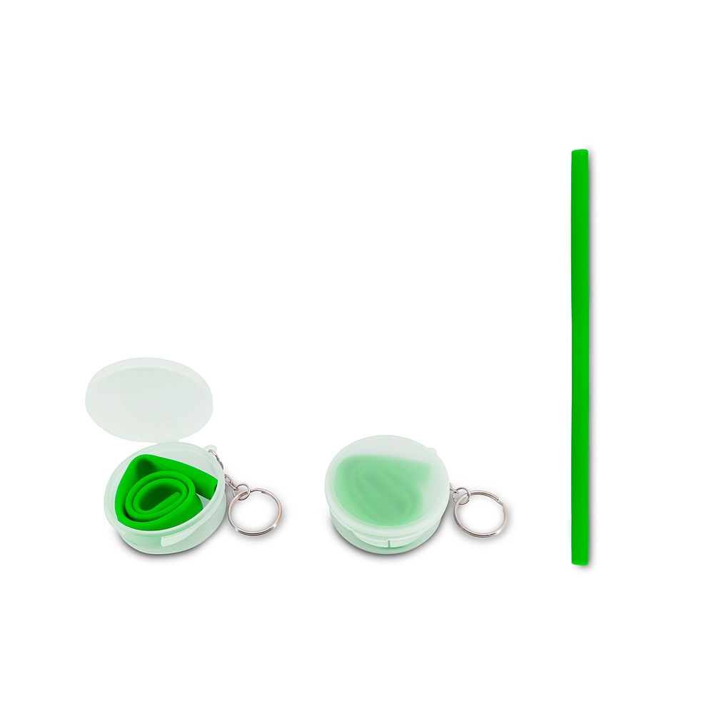 Canudo Silicone com Estojo.