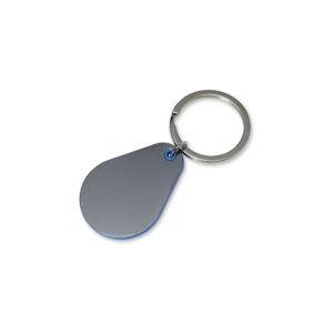 Chaveiro metal. — Azul