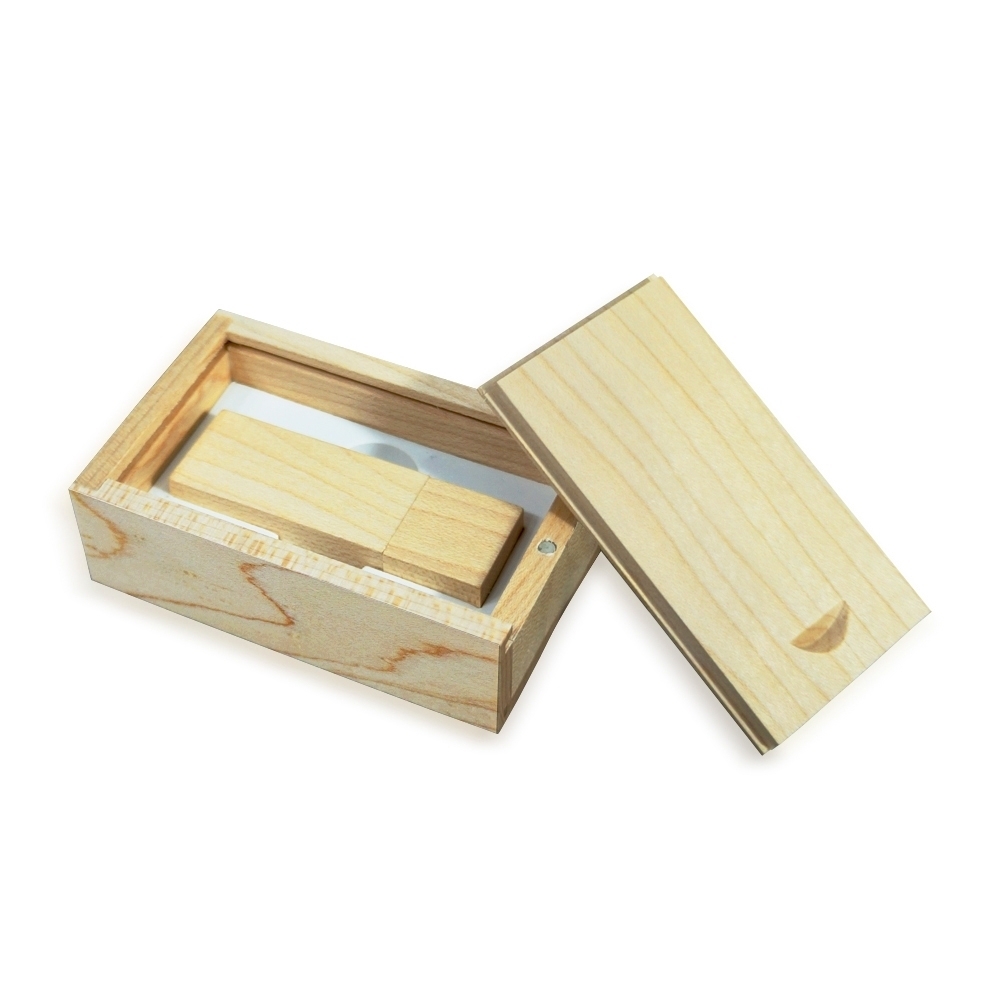Conjunto Estojo e Pen Drive Bambu 4GB/8GB/16GB/32GB.